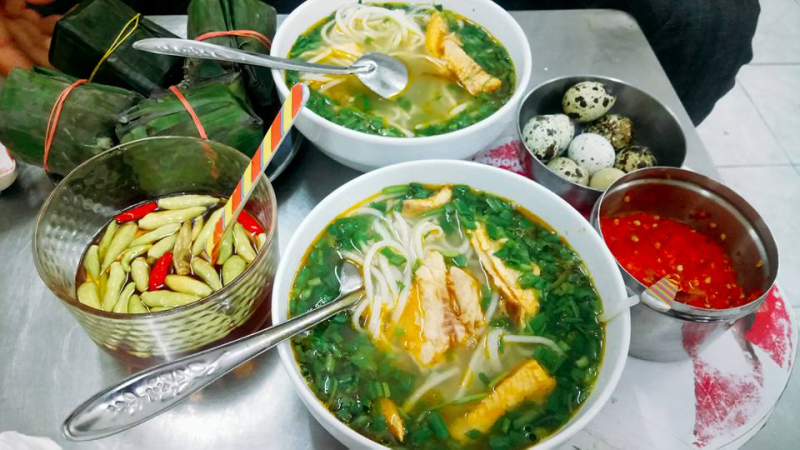 Món bánh canh có hương vị thơm ngon ngọt thanh.