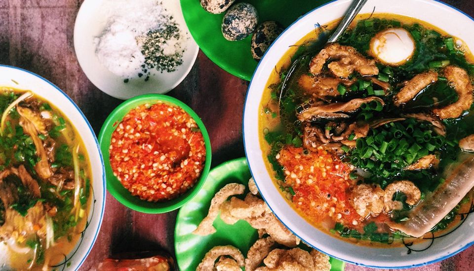 Bánh canh cá lóc Huế quán dì Hương