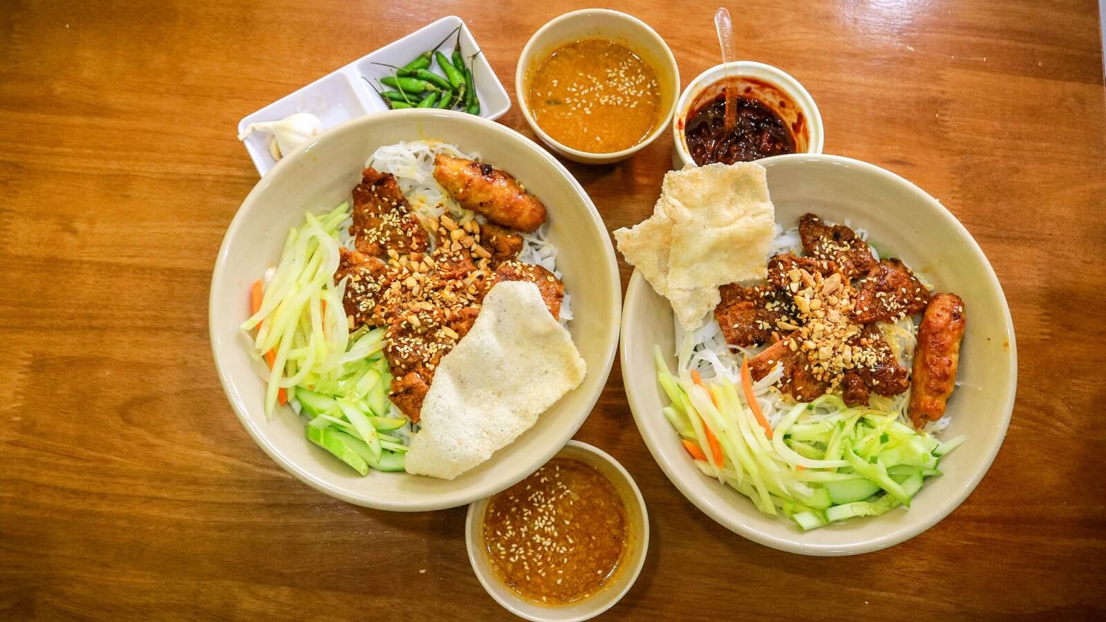 cach lam bun thit nuong