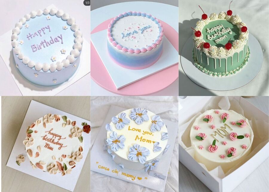 Những mẫu bánh sinh nhật màu hồng đẹp nhất hiện nay